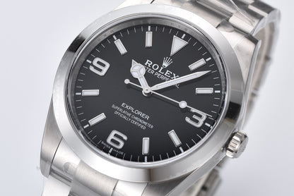 Rolex explorer series m214270-0003 black disk support cash on delivery