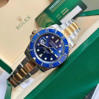 Rolex submariner series 116613LB-0005 blue disk (gold blue)