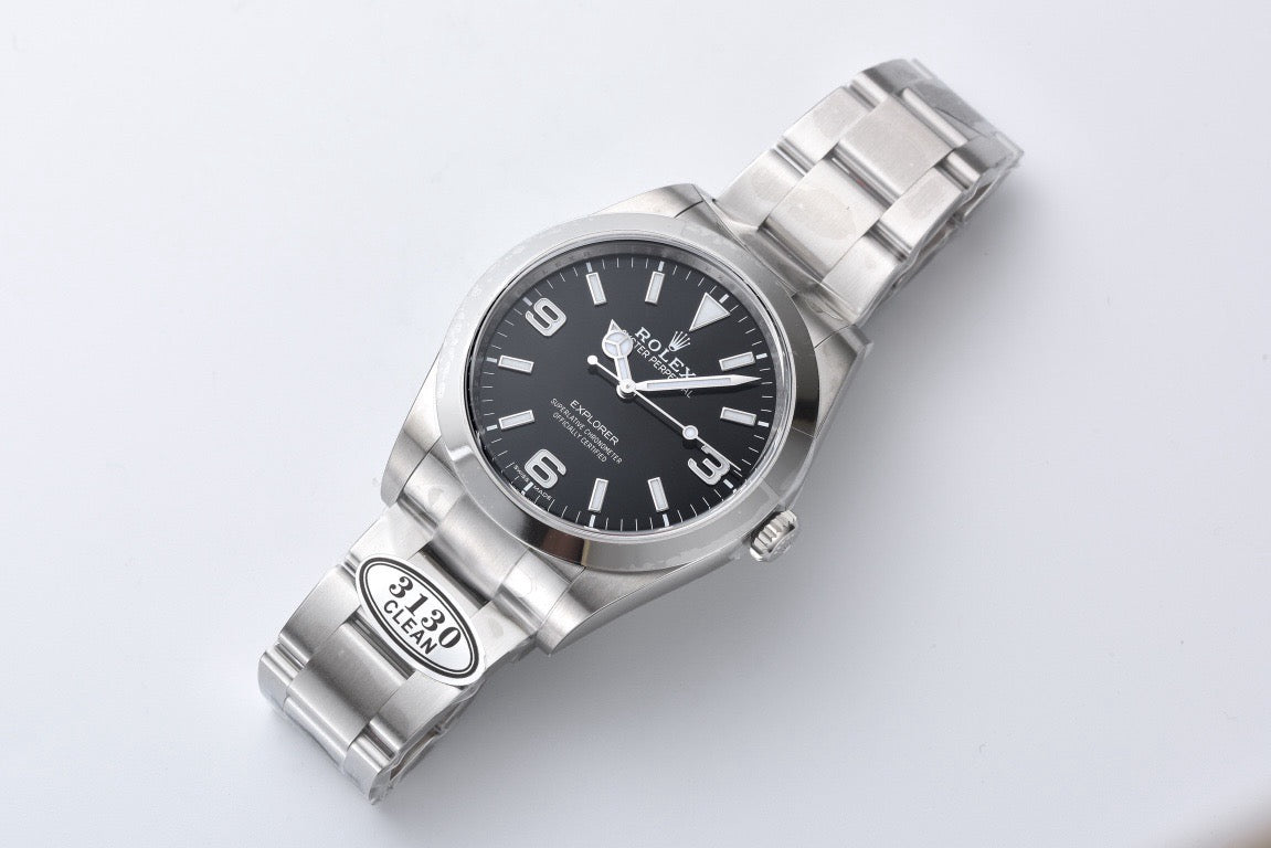 Rolex explorer series m214270-0003 black disk support cash on delivery