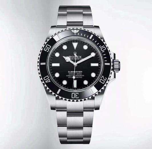 Rolex submariner series 124060-0002 black disk watch (Blackwater)