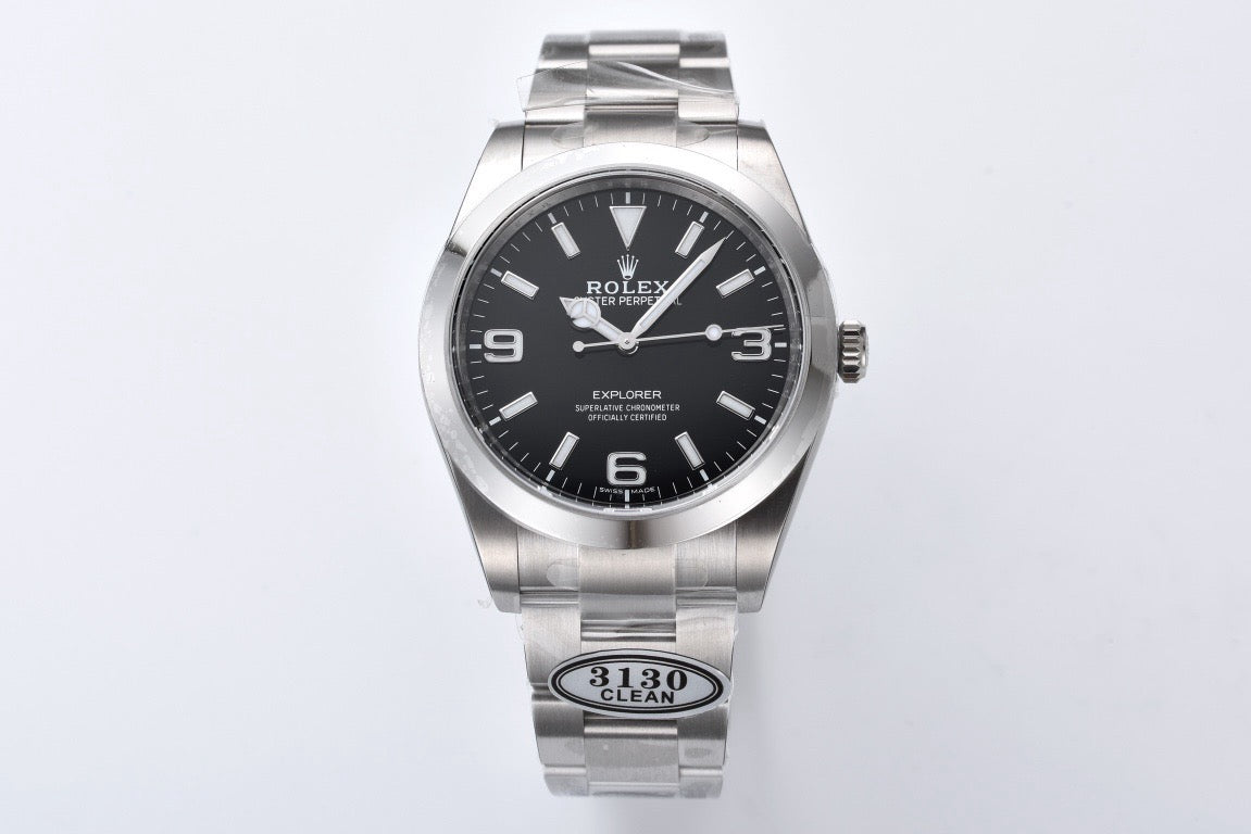 Rolex explorer series m214270-0003 black disk support cash on delivery